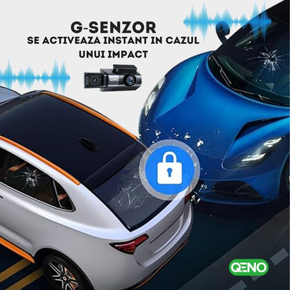 Camera Auto De Bord Tripla GoSafe, 2K Full HD-1440P Resigilat