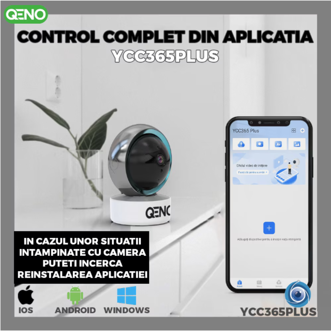 Baby Monitor Qeno® Family, Full HD 360°