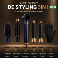 Uscator de par si ondulator 5in1 QENO® DRYZEE Feon Profesional 850W — poza 3