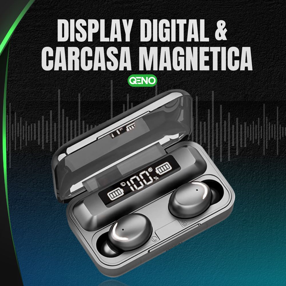 Casti Wireless Bluetooth, Qeno® ProWave F9 — poza 10