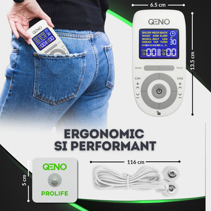 Aparat De Masaj Cu Electrostimulare QENO® Resigilat