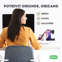 Incarcator Wireless 3in 1  Qeno® RESIGILAT — poza 10