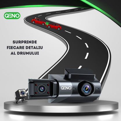 Camera Auto De Bord Tripla GoSafe, 2K Full HD-1440P Resigilat