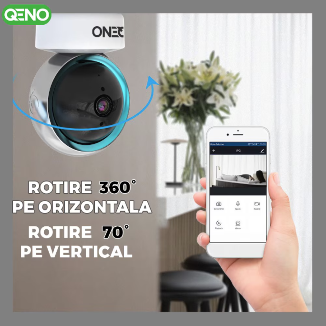 Baby Monitor Qeno® Family, Full HD 360°