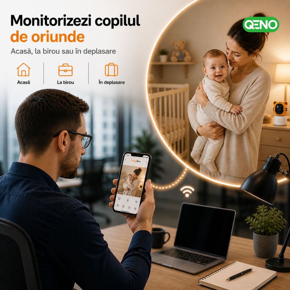 Baby Monitor WiFi Qeno®️ VIGGYBOO