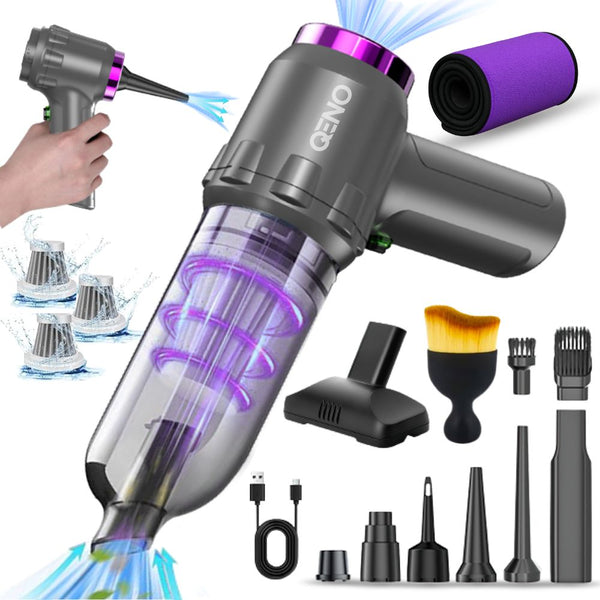 Aspirator Auto Portabil Fara Fir 3in1 Qeno® PureFusion 120W