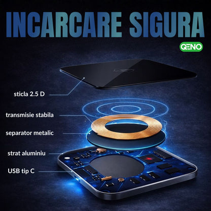 Incarcator Wireless Fast Charger Qeno®