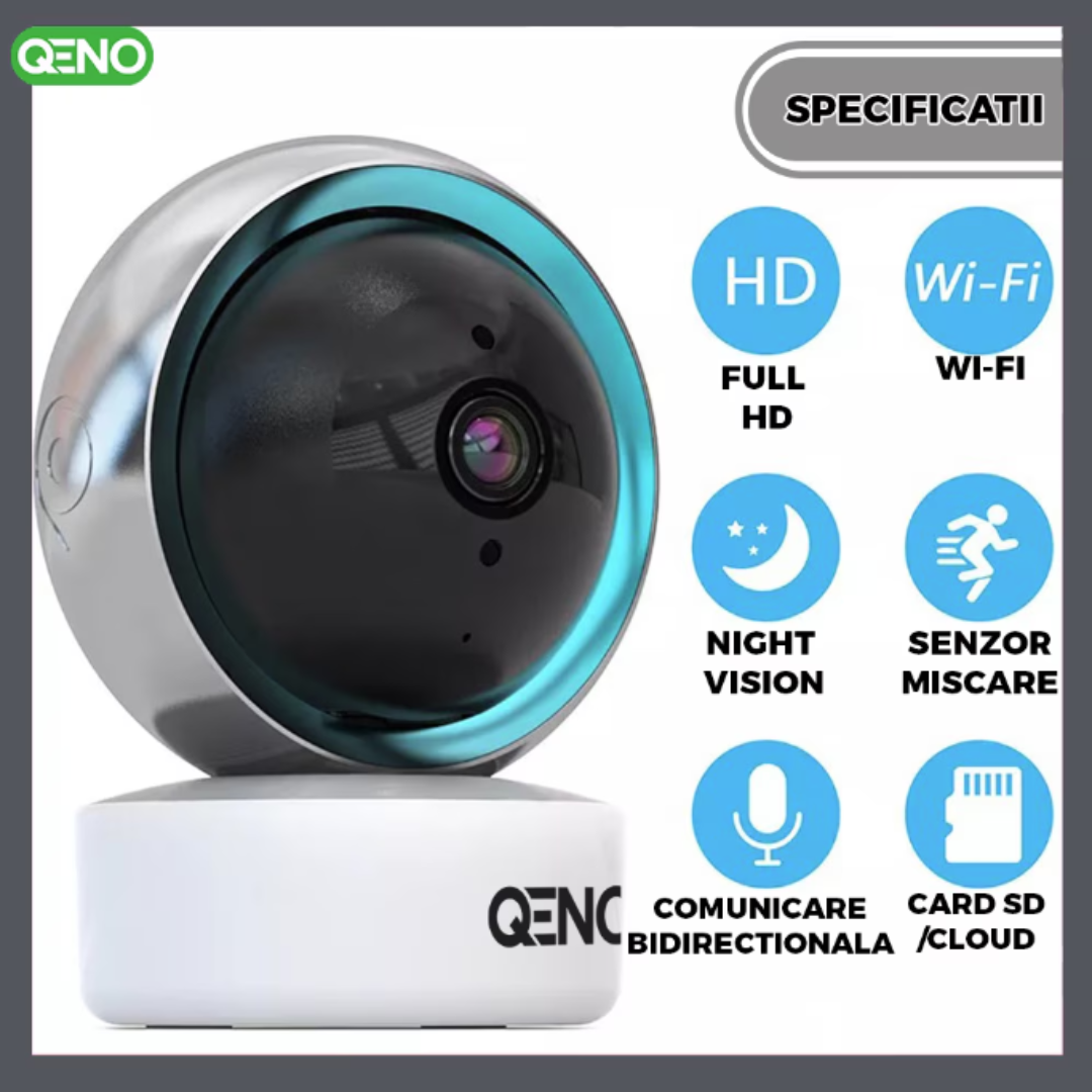 Baby Monitor Qeno® Family, Full HD 360°