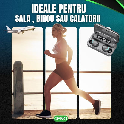 Casti Wireless Bluetooth, Qeno® ProWave F9