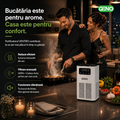 Purificator de aer Smart Filtrare 3in1 QENO® VENTRO