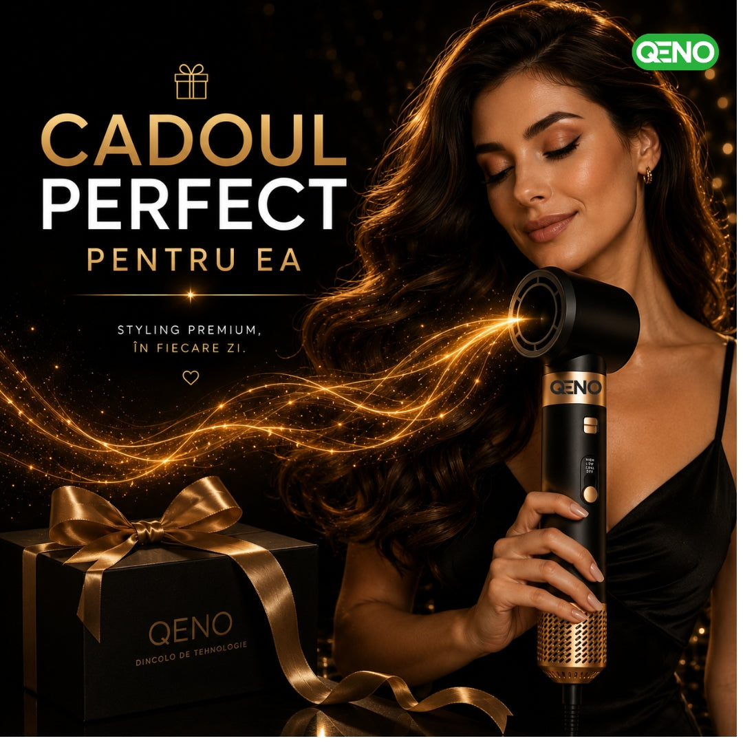 Uscator de par si ondulator 6in1 QENO® DRYVELLE Feon Profesional