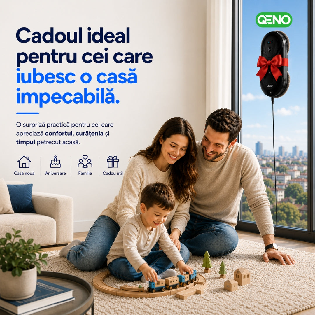 Robot inteligent de curatat geamuri QENO® ClearNOVATE 70 W