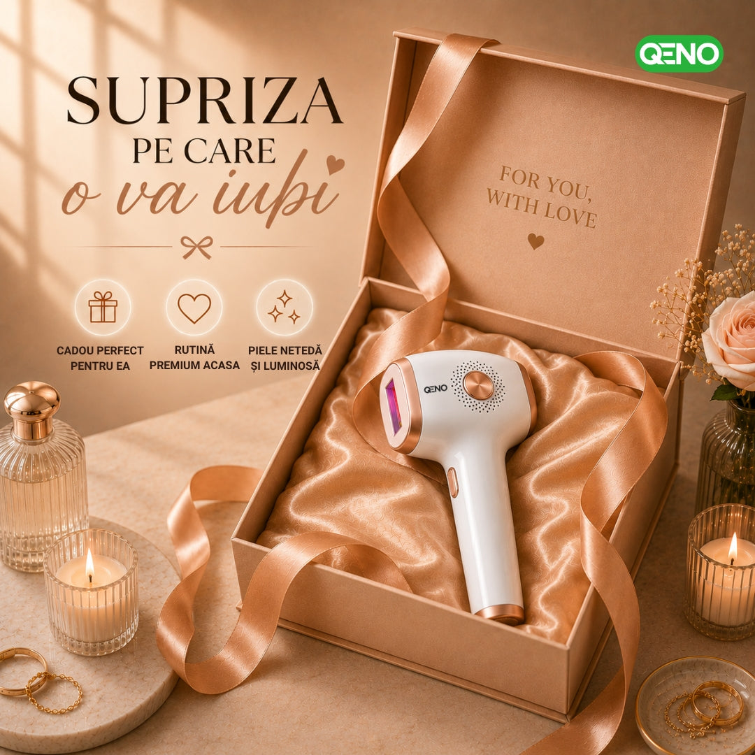 Epilator IPL QENO® EPILOME, 999.900 Impulsuri