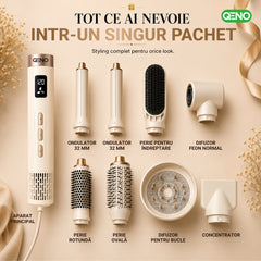 Uscator de par si ondulator 8in1 QENO® DRYMAZING Feon Profesional 1500W — poza 13