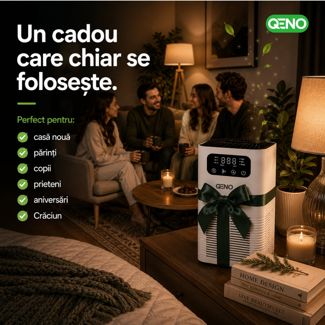Purificator de aer Smart Filtrare 3in1 QENO® VENTRO