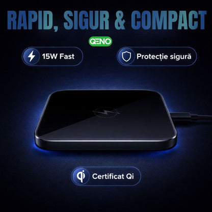 Incarcator Wireless Fast Charger Qeno®