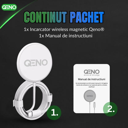 Incarcator Wireless MagSafe Magnetic Qeno® Resigilat
