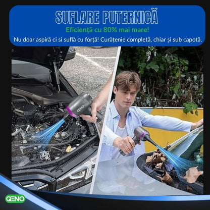 Aspirator Auto Portabil Fara Fir 3in1 Qeno® Resigilat