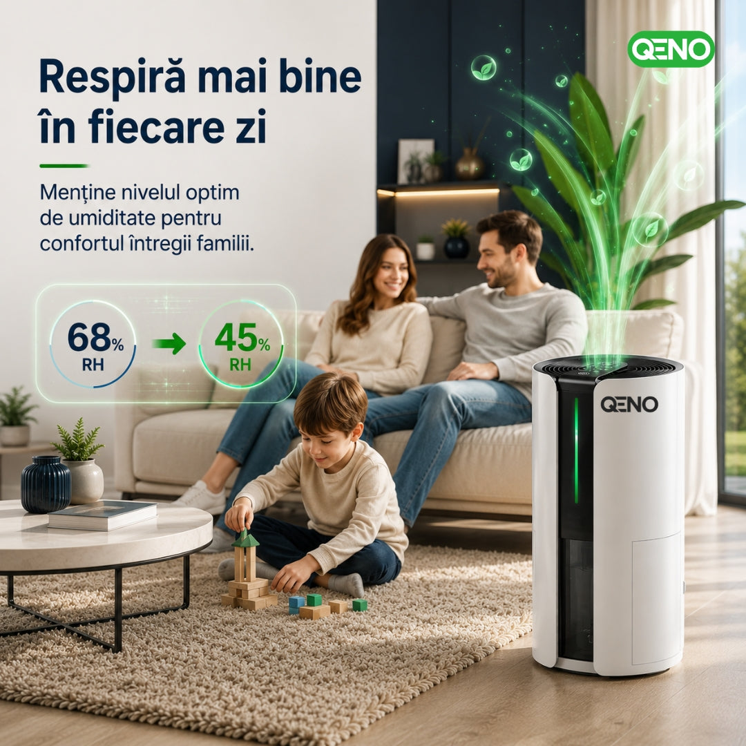 Dezumidificator si Purificator QENO® DryDoo Smart 330W