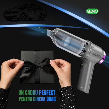 Aspirator Auto Portabil Fara Fir 3in1 Qeno® PureFusion 120W