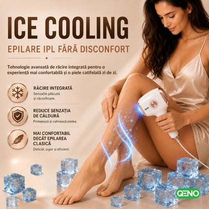 Epilator IPL QENO® EPILOME, 999.900 Impulsuri