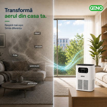 Purificator de aer Smart Filtrare 3in1 QENO® VENTRO