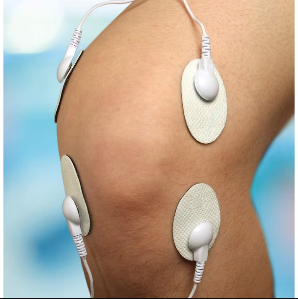 Set 2 Electrozi / Paduri Qeno® Cu Gel, Pentru Aparat Electrostimulare 2.5 x 1.5 Alb