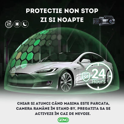 Camera Auto De Bord Tripla GoSafe, 2K Full HD-1440P Resigilat