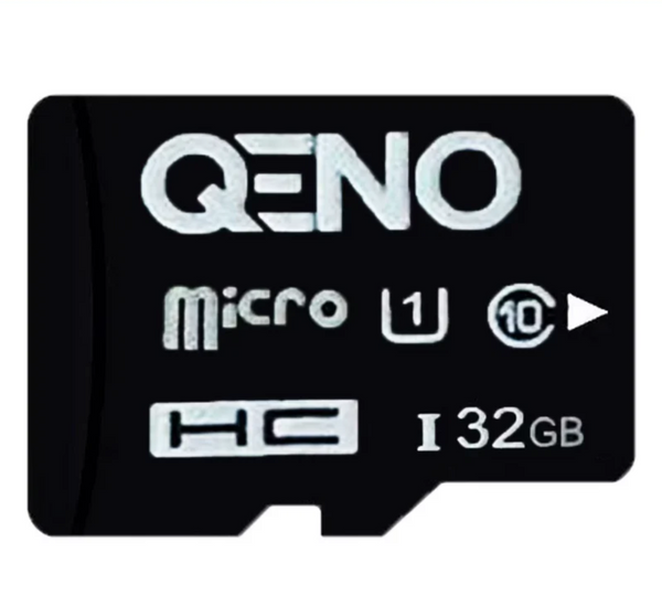 Card De Memorie MicroSD Premium, 32 GB, HC I, Class 10, QENO, 100MB/S, Pentru Camera Auto, Telefon, Aparat Foto, HUB, Console