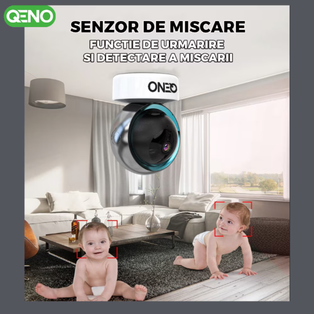 Baby Monitor Qeno® Family, Full HD 360°