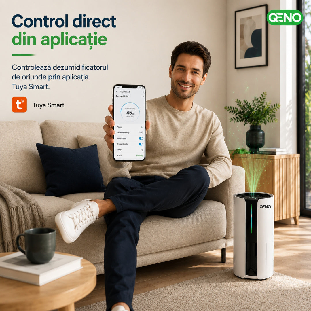 Dezumidificator si Purificator QENO® DryDoo Smart 330W