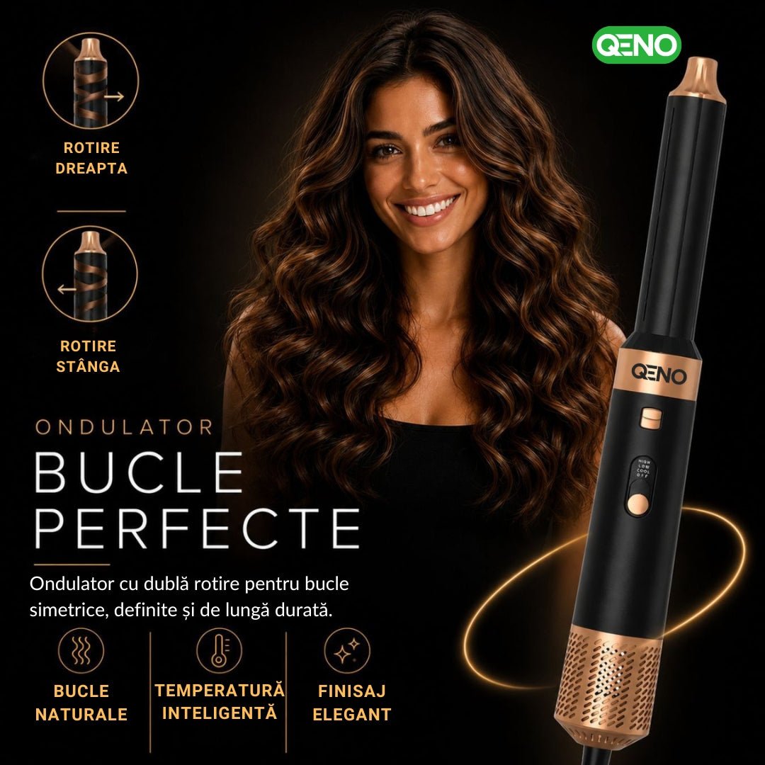 Uscator de par si ondulator 6in1 QENO® DRYVELLE Feon Profesional
