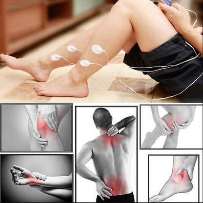 Set 2 Electrozi / Paduri Qeno® Cu Gel, Pentru Aparat Electrostimulare 2.5 x 1.5 Alb