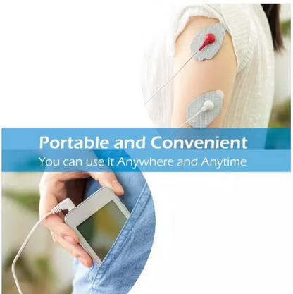 Set 2 Electrozi / Paduri Qeno® Cu Gel, Pentru Aparat Electrostimulare 9 x 4 Alb