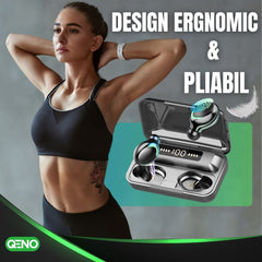 Casti Wireless Bluetooth, Qeno® ProWave F9 — poza 4