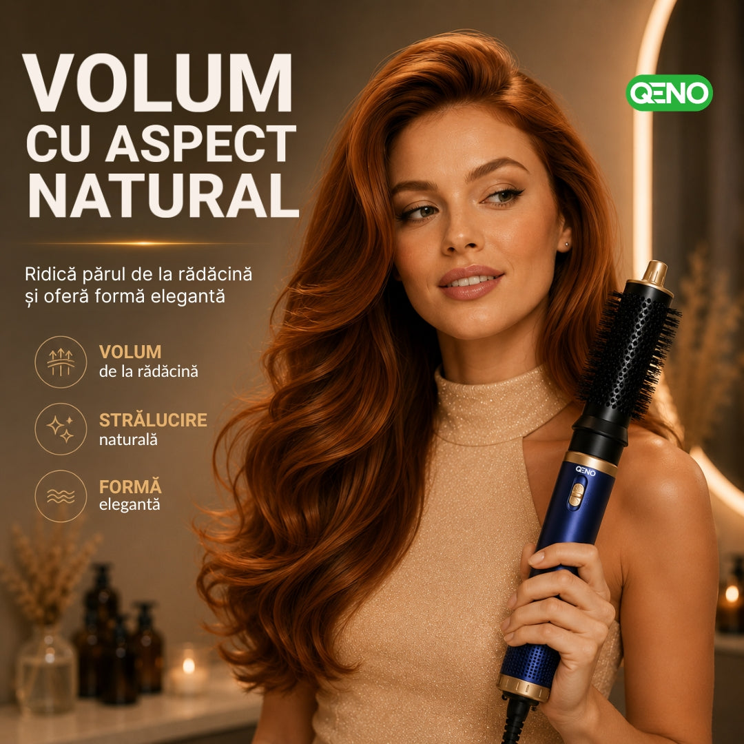 Uscator de par si ondulator 5in1 QENO® DRYZEE Feon Profesional 850W