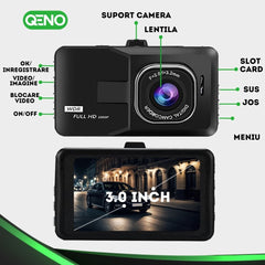 Camera Video De Bord Auto DashCam Qeno® FULL-HD 1080P — poza 6