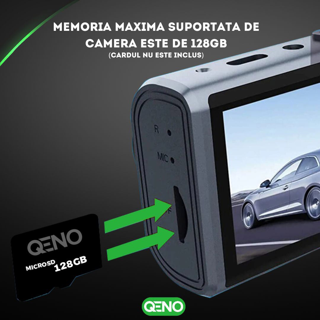 Camera Auto De Bord Tripla GoSafe, 2K Full HD-1440P Resigilat