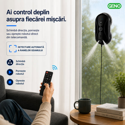 Robot inteligent de curatat geamuri QENO® ClearNOVATE 70 W