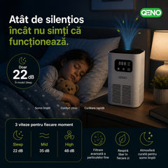Purificator de aer Smart Filtrare 3in1 QENO® VENTRO — poza 11
