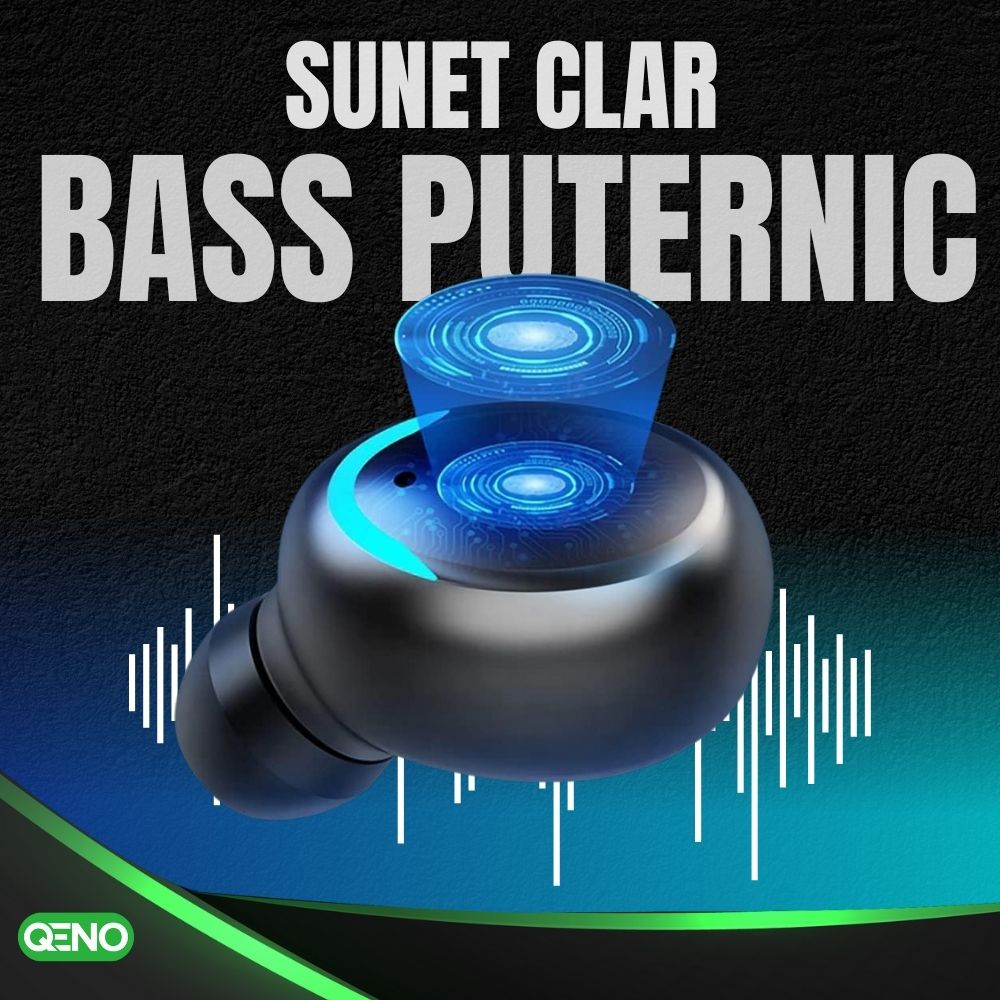 Casti Wireless Bluetooth, Qeno® ProWave F9