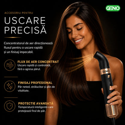 Uscator de par si ondulator 6in1 QENO® DRYVELLE Feon Profesional