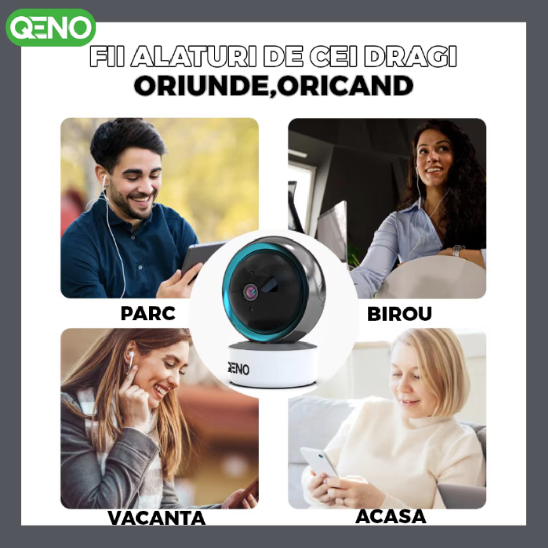 Baby Monitor Qeno® Family, Full HD 360°
