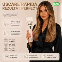 Uscator de par si ondulator 8in1 QENO® DRYMAZING Feon Profesional 1500W — poza 6