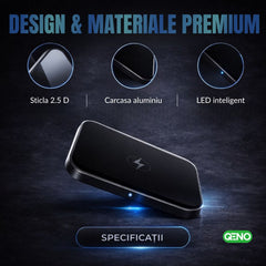 Incarcator Wireless Fast Charger Qeno® Resigilat — poza 2