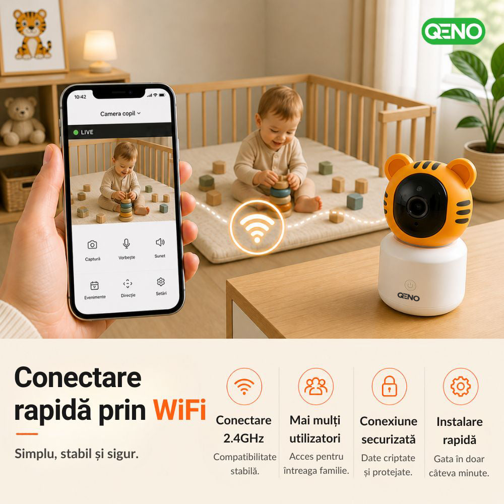 Baby Monitor WiFi Qeno®️ VIGGYBOO