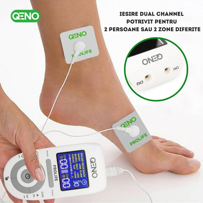 Aparat De Masaj Cu Electrostimulare Pentru Fizioterapie/Electroterapie QENO®