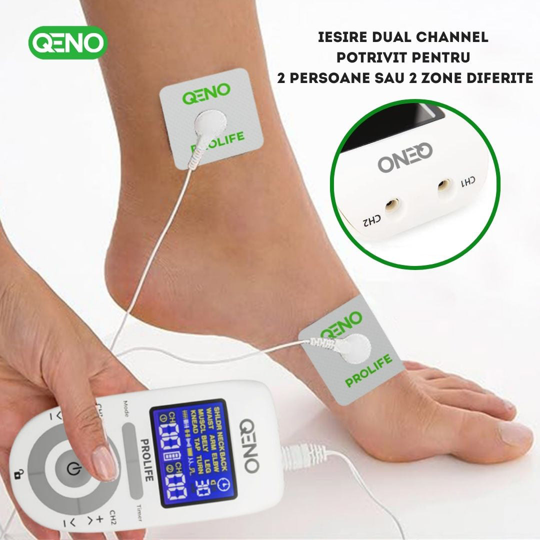 Aparat De Masaj Cu Electrostimulare QENO® Resigilat