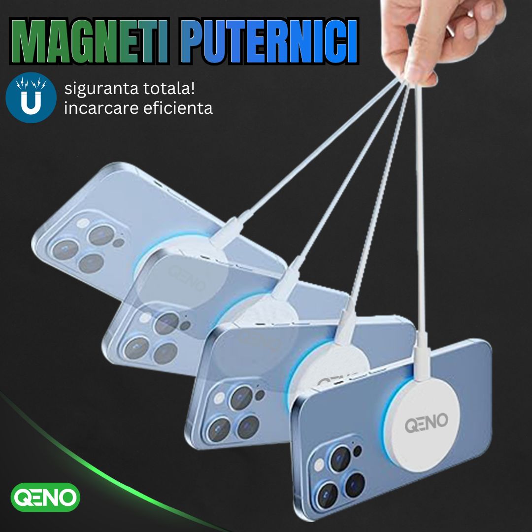 Incarcator Wireless MagSafe Magnetic Qeno® Resigilat