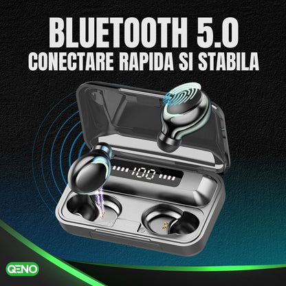 Casti Wireless Bluetooth, Qeno® ProWave F9